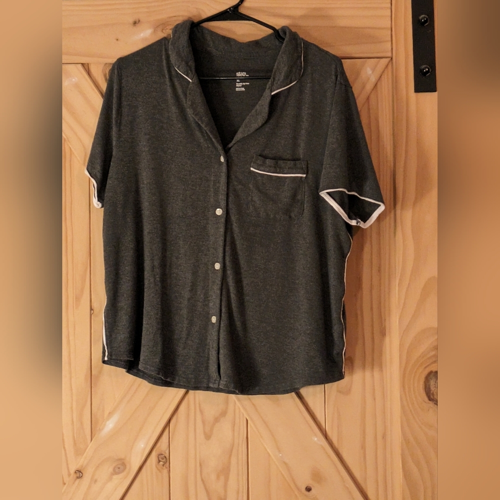 Target Stars Above Dark Grey Pajama Set